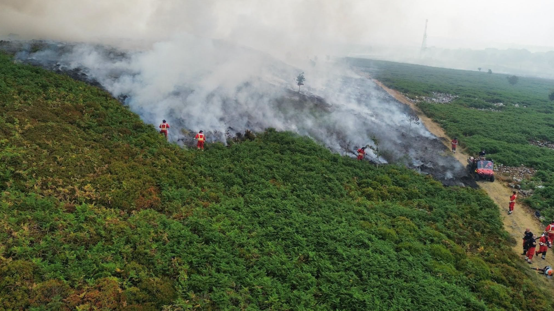 Wales 'crisis' over wildfires amid concern about lack of helicopters
