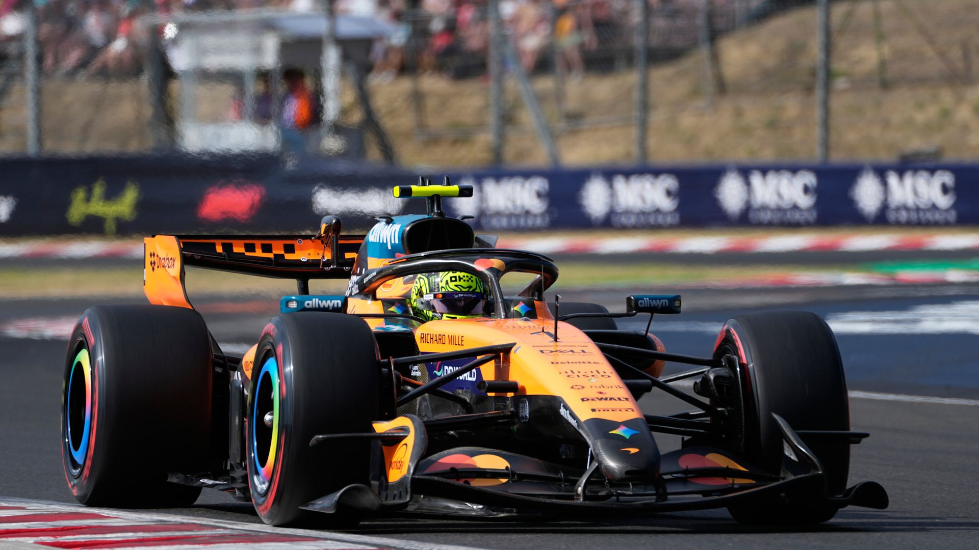 Norris snatches Hungarian GP pole from Hamilton