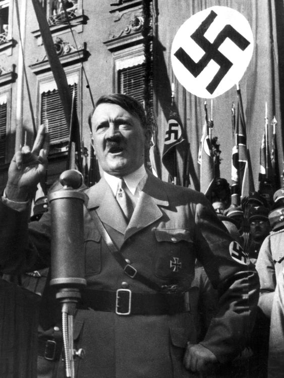 Archive picture of Adolf Hitler. Pic: AP