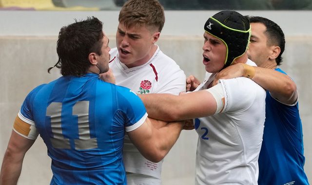 Argentina 24-31 England: Late TMO drama as 13-man England seal dramatic Nations Championship win