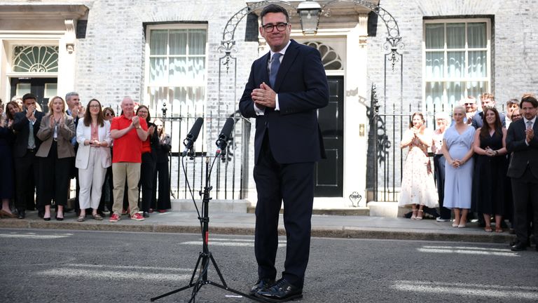 Watch in full: Andy Burnham's first speech as PM