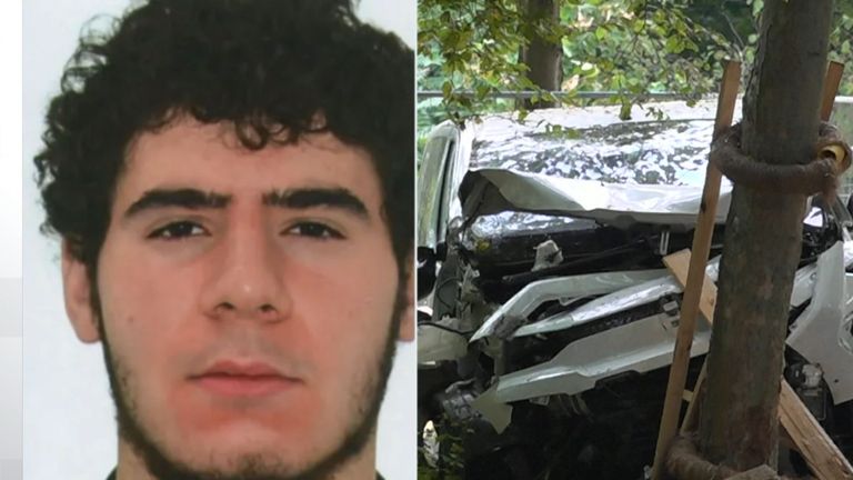 Police identify 21-year-old Islamist suspect as manhunt 'proceeding at full speed' after van drives into Berlin Pride crowd, killing one and injuring at least 17
