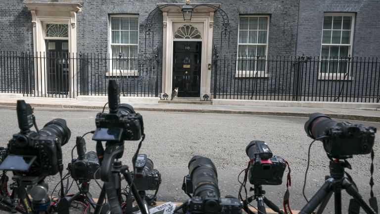The fake Booking.com listing featured the iconic door of 10 Downing Street as well as its address