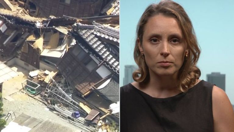 Japan earthquake live: Race to rescue survivors as 'strong shaking ...