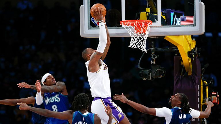 James is the NBA's all-time leading scorer and was reportedly paid more than $50m last season. Pic: AP