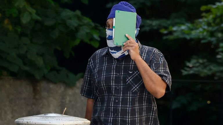 Moga Singh arriving at Southampton Magistrates' Court. Pic: PA