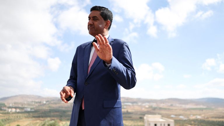  Ro Khanna says he was detained by settlers. Pic: Reuters