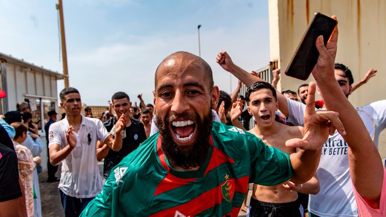 Death toll rises to at least 18 as thousands of migrants enter Spain's African enclave of Ceuta from Morocco; Civil Guard association head warns of 'serious humanitarian crisis'