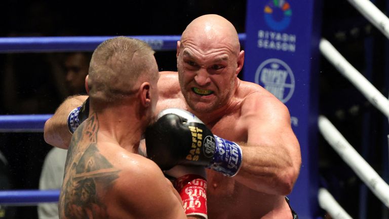 Tyson Fury beat Mariusz Wach in Thailand on Friday. Pic: Reuters