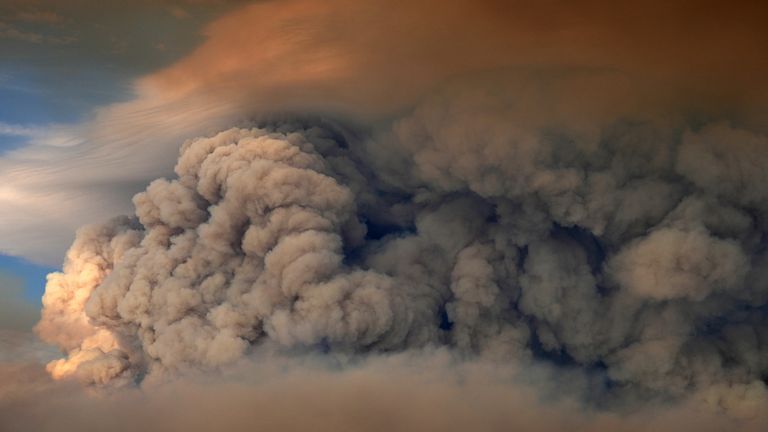 Smoke from wildfires in Minnesota's Boundary Waters Canoe Area Wilderness. Pic: Souffle/Minnesota Star Tribune/AP