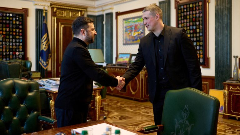 Zelenskiy appointed Mykhailo Fedorov less than a year ago. Pic: Reuters