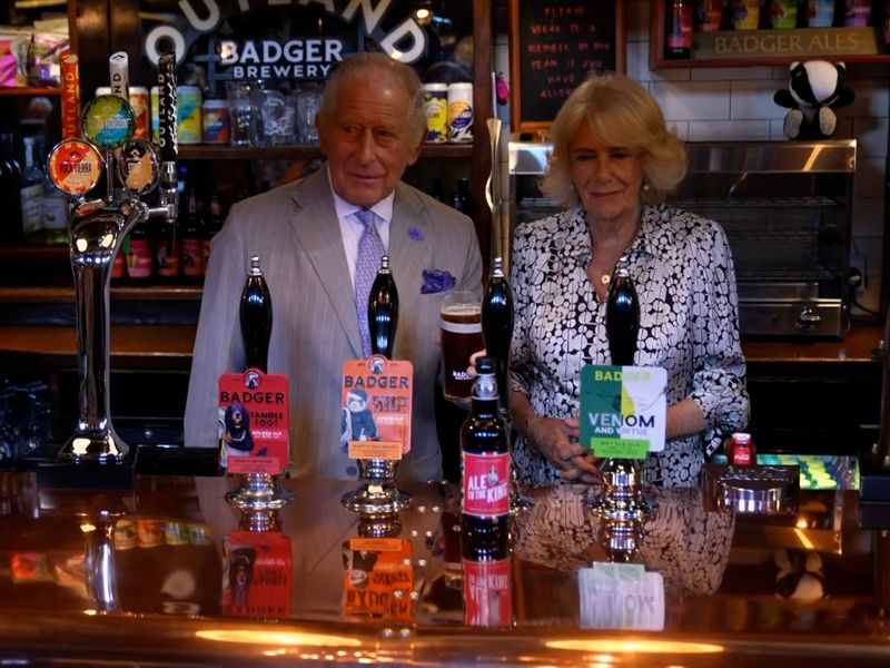 King Charles 'drowns sorrows' after England loss