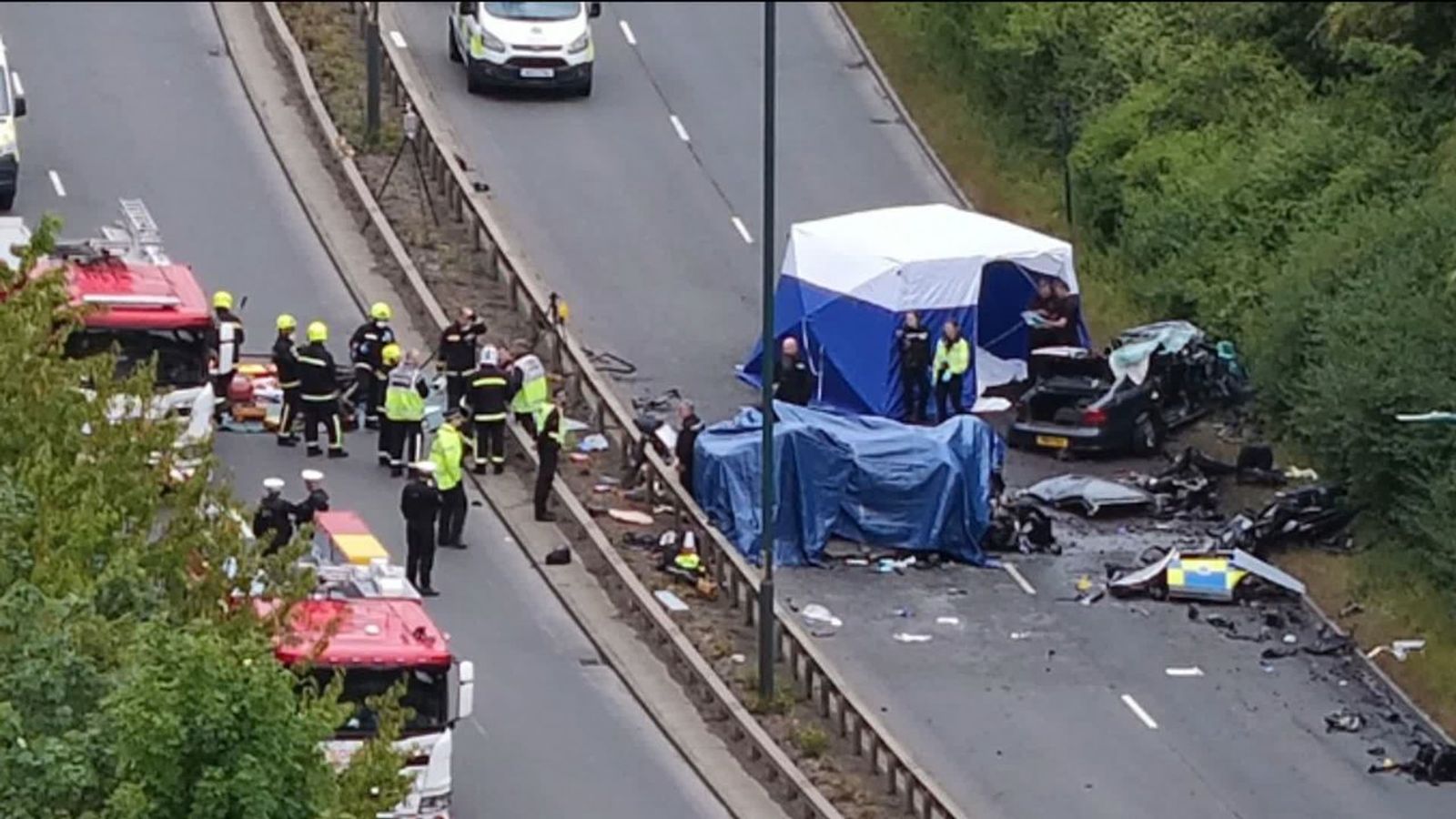Police officers among seven dead in crash near Middlesbrough