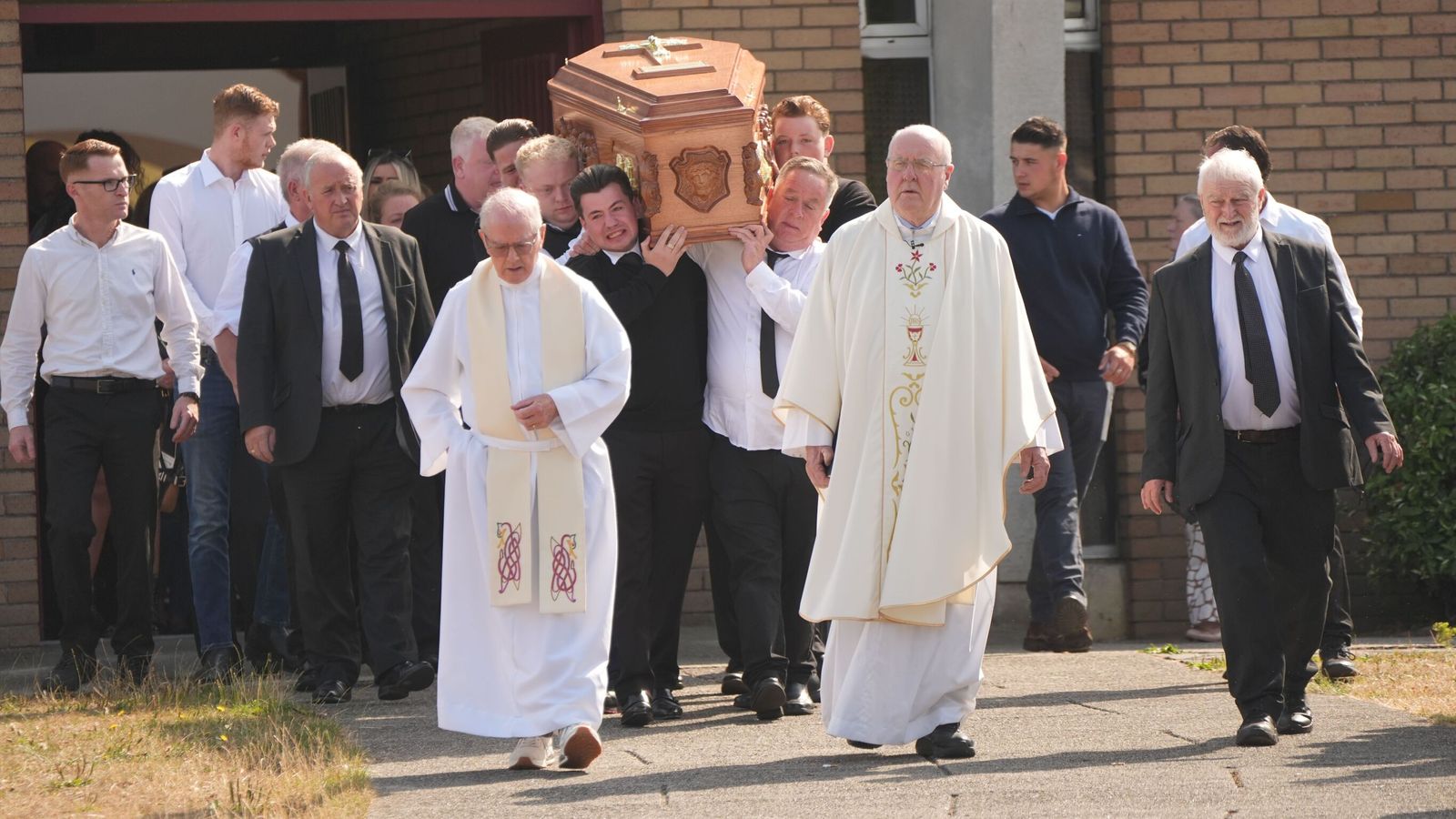 Police presence and 'deep sadness' at funeral for one of five teens killed in Ireland head-on collision