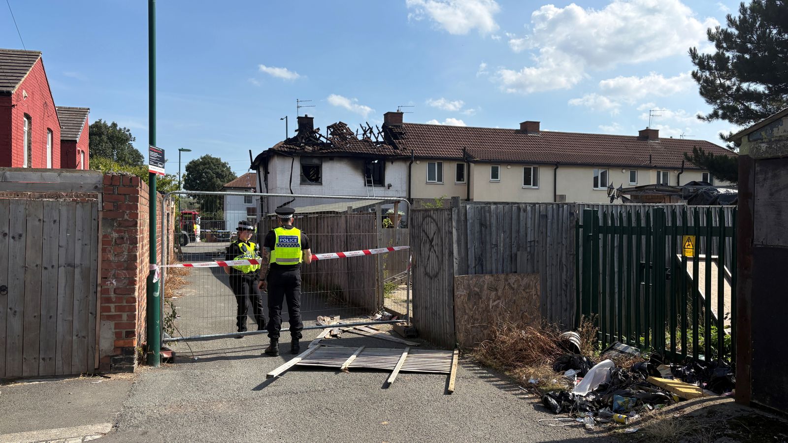 Two men arrested after house fire near Middlesbrough - as child among two who died