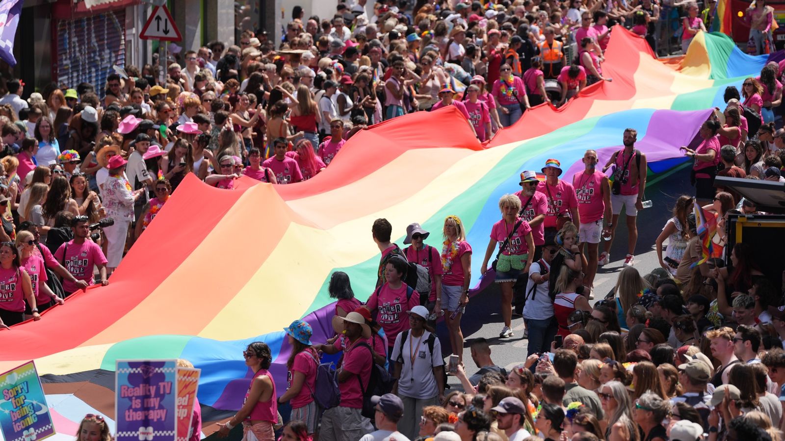 Hundreds of thousands attend Pride events in UK and mainland Europe after deadly Berlin attack | World News