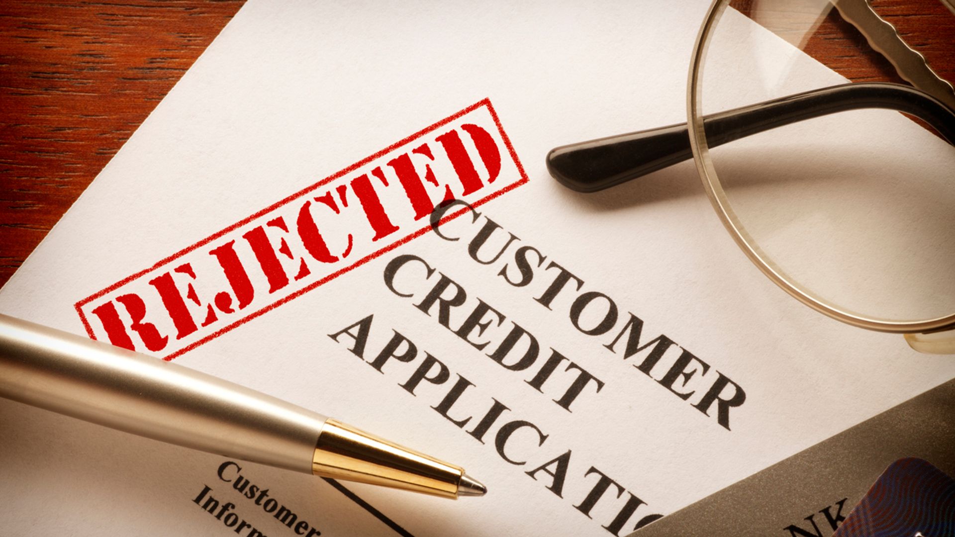 'I received a rejection letter for a credit card I didn't apply for - what steps do I need to take?'