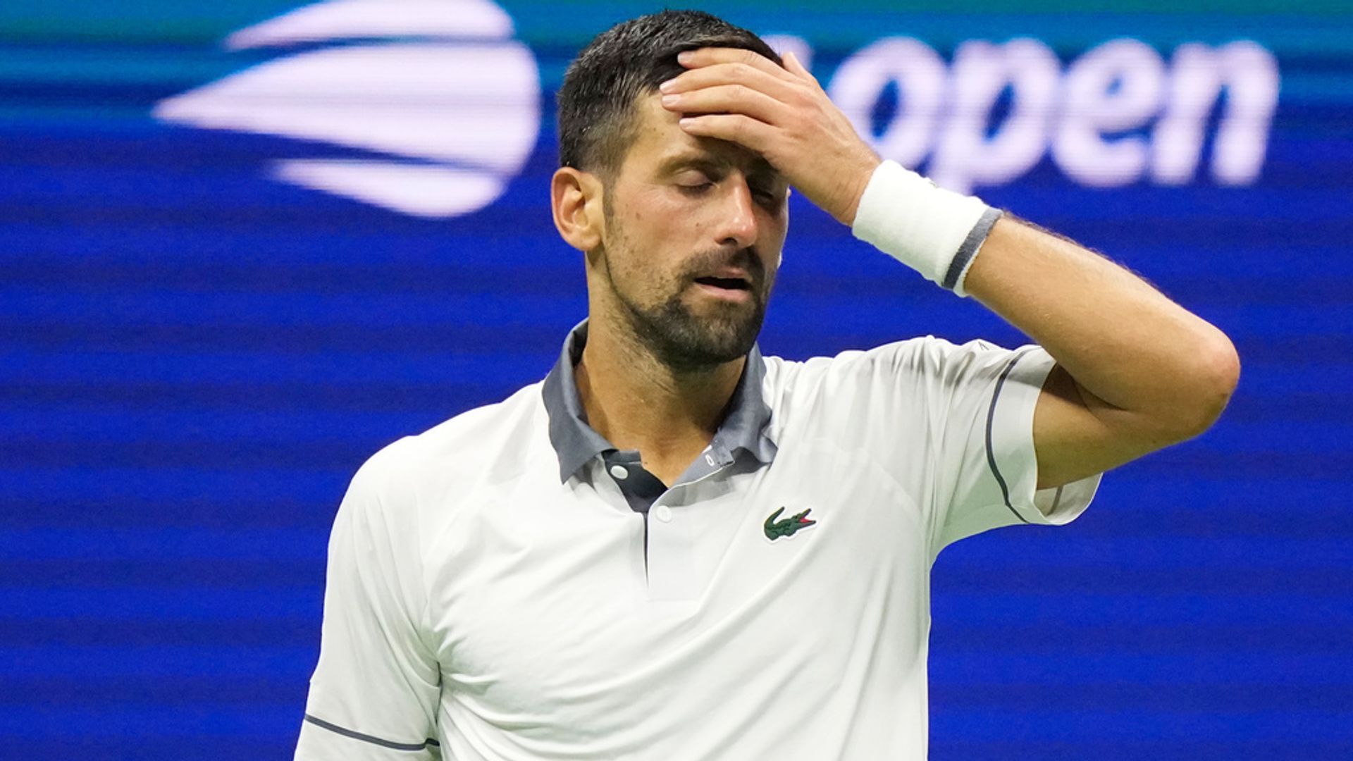 Tearful Djokovic falls at first hurdle in shock US Open exit
