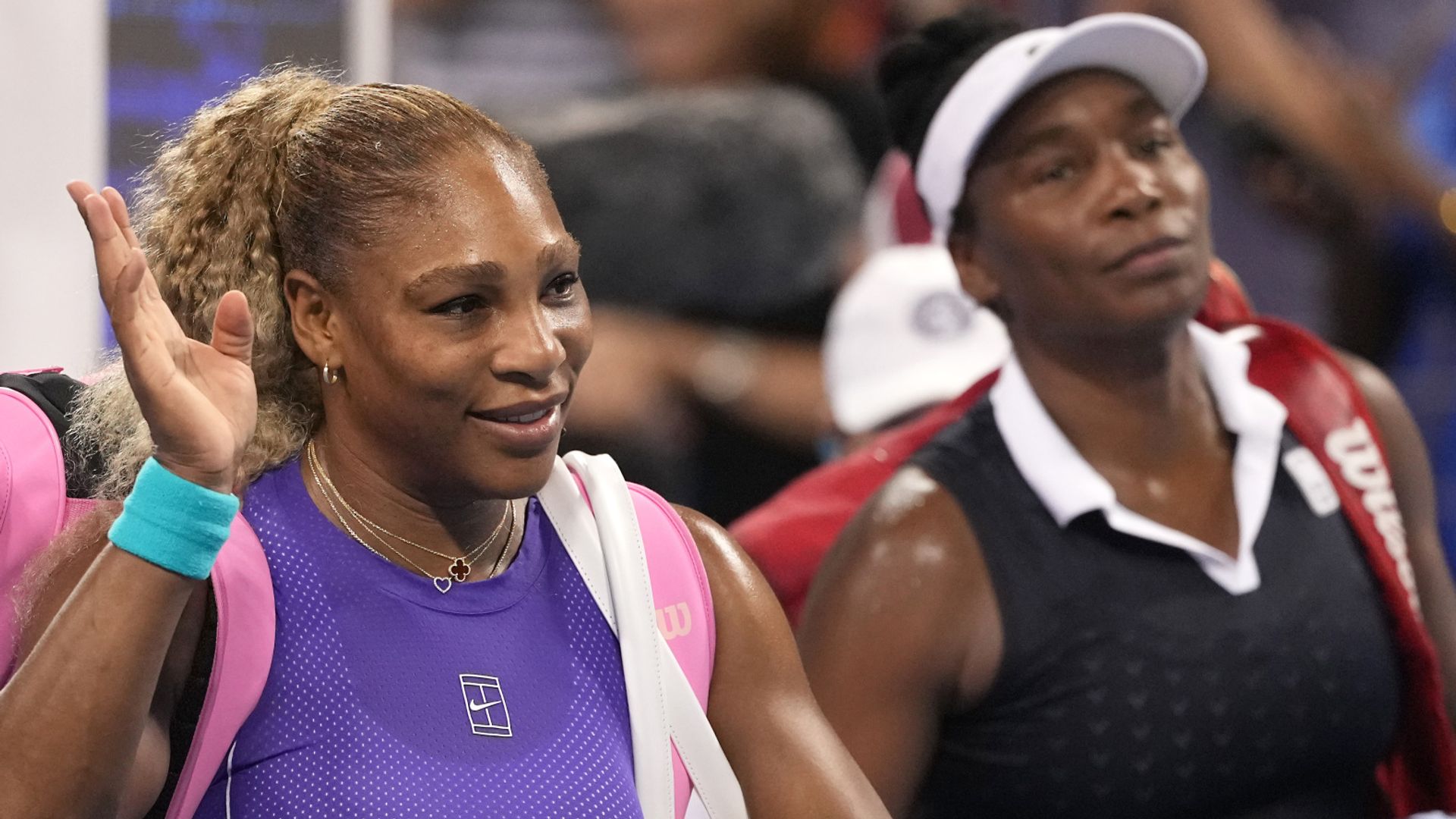 Williams sisters lose tie-break thriller in first doubles reunion since 2022