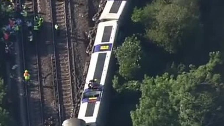 British Transport Police respond to Lewes train derailment as two seriously injured in 'terrifying' East Sussex incident