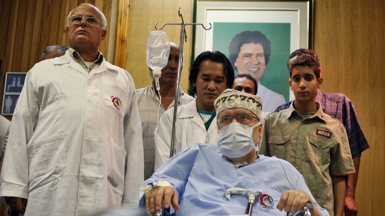 Abdelbaset al-Megrahi, who was convicted over the bombing, in 2009. Pic: AP