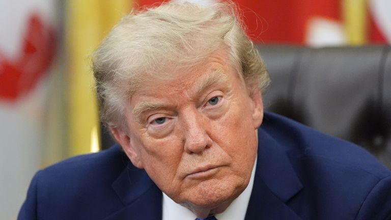 Donald Trump. Pic: AP