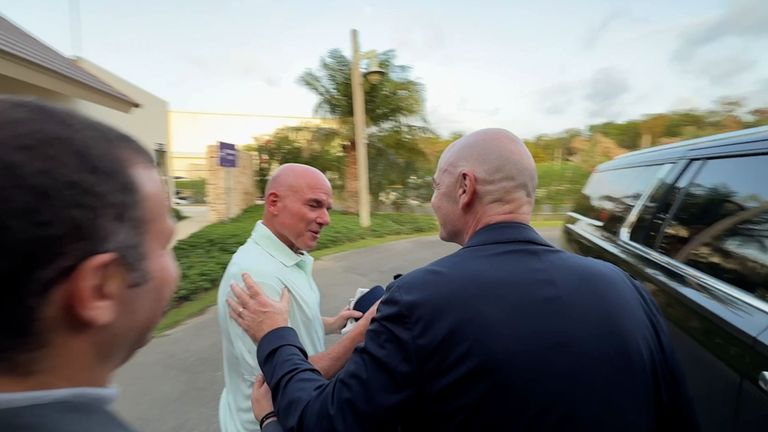 Sky's James Matthews speaks to Gianni Infantino