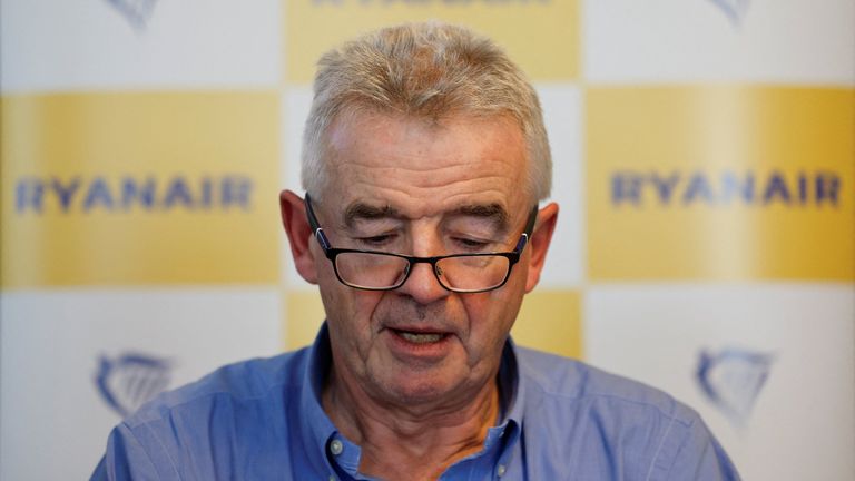 Ryanair CEO Michael O'Leary was criticised by the NTSB. File pic: Reuters