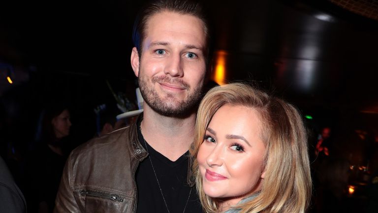 Hayden Panettiere with her boyfriend, Brian Hickerson. Pic: Shutterstock