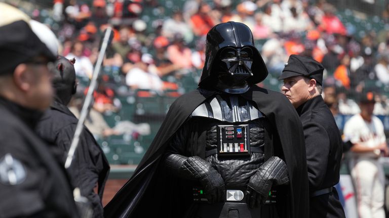 Darth Vader has become a global cultural icon. Pic: Reuters