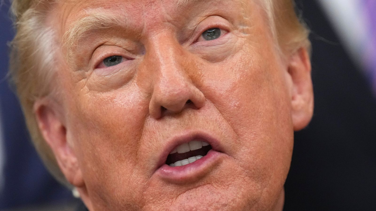 Trump says he is banning three major US media outlets for 'reporting fake news'