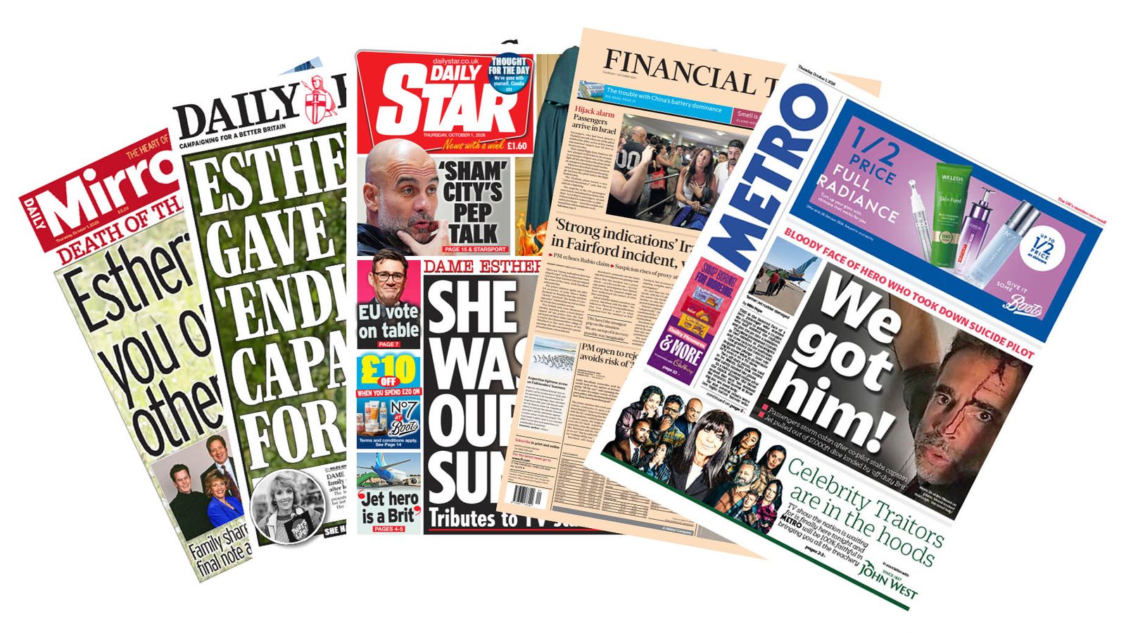 Thursday's newspaper front pages | UK News | Sky News