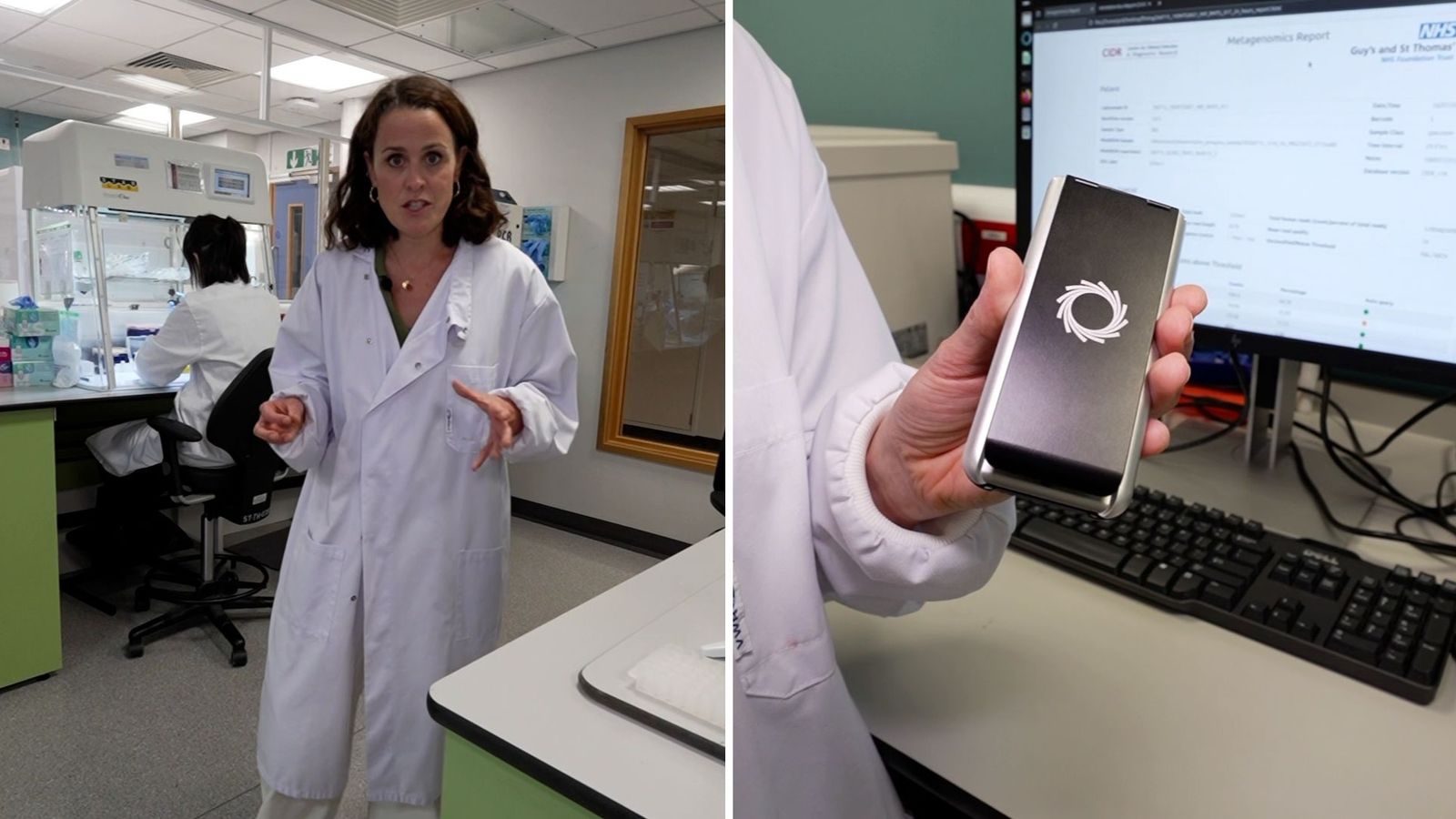 Inside the NHS lab using metagenomics to diagnose illness | Science ...