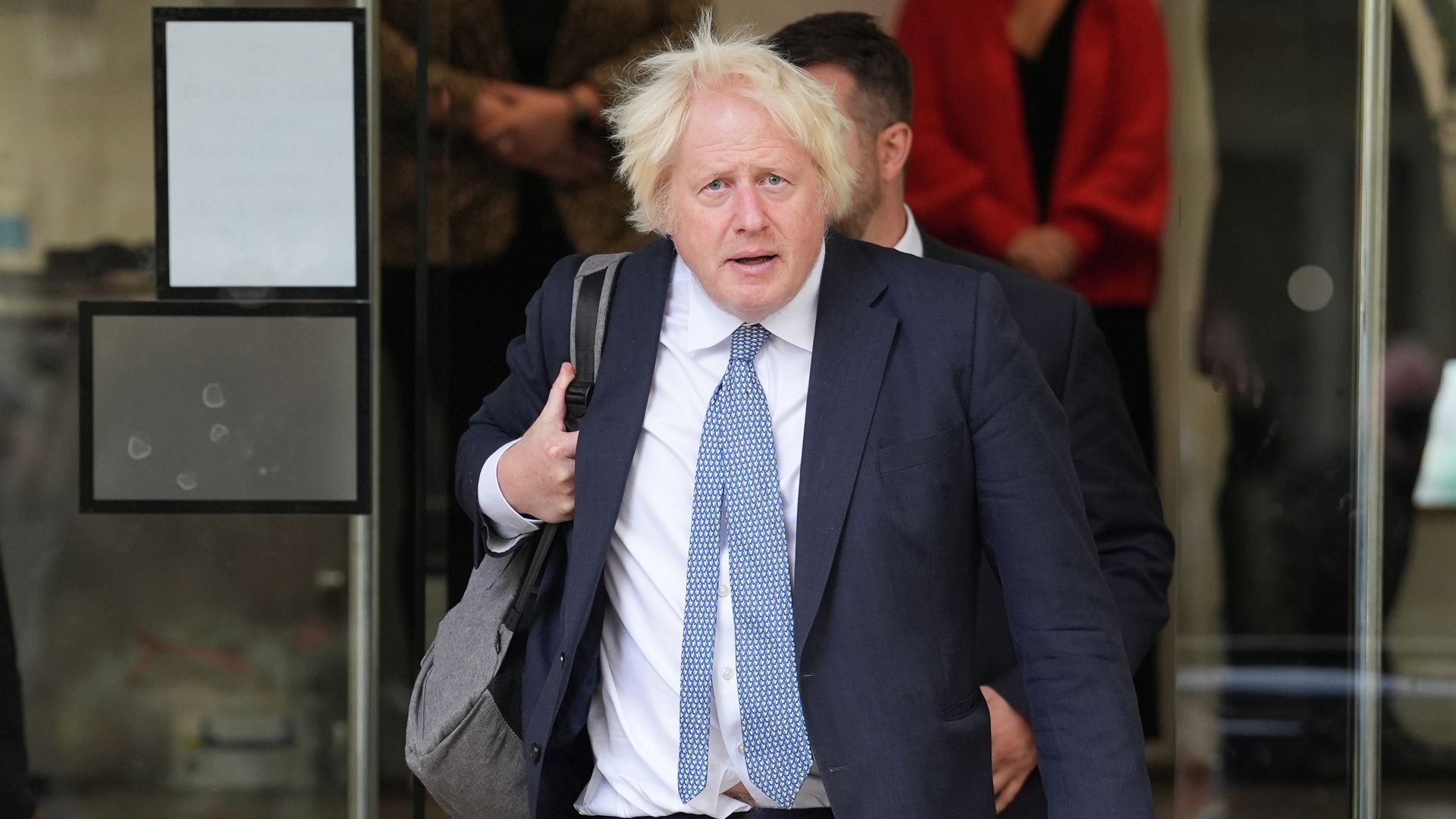 Boris Johnson in Ukraine security scare after train hit by Russian drone - reports