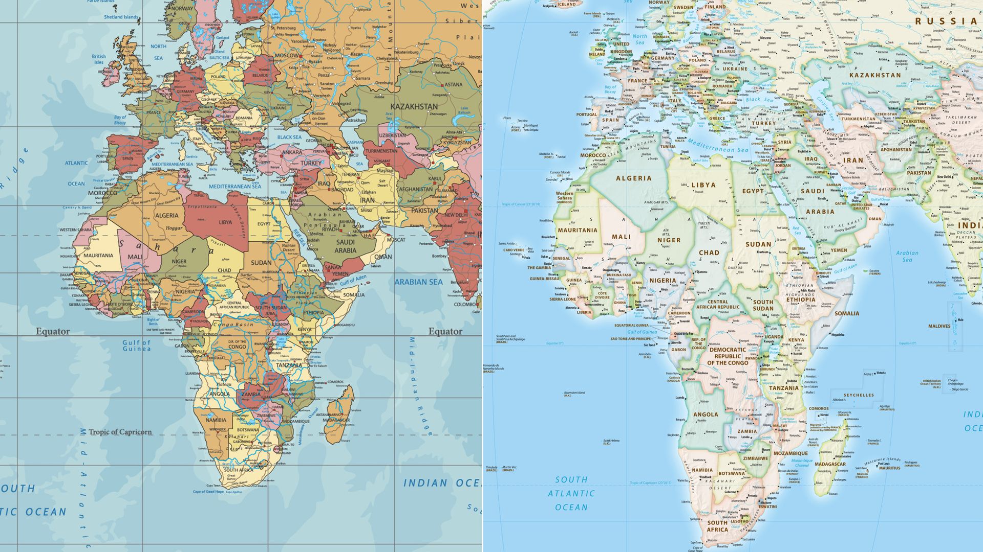 Countries vote at UN to back new world map that shows Africa's true size