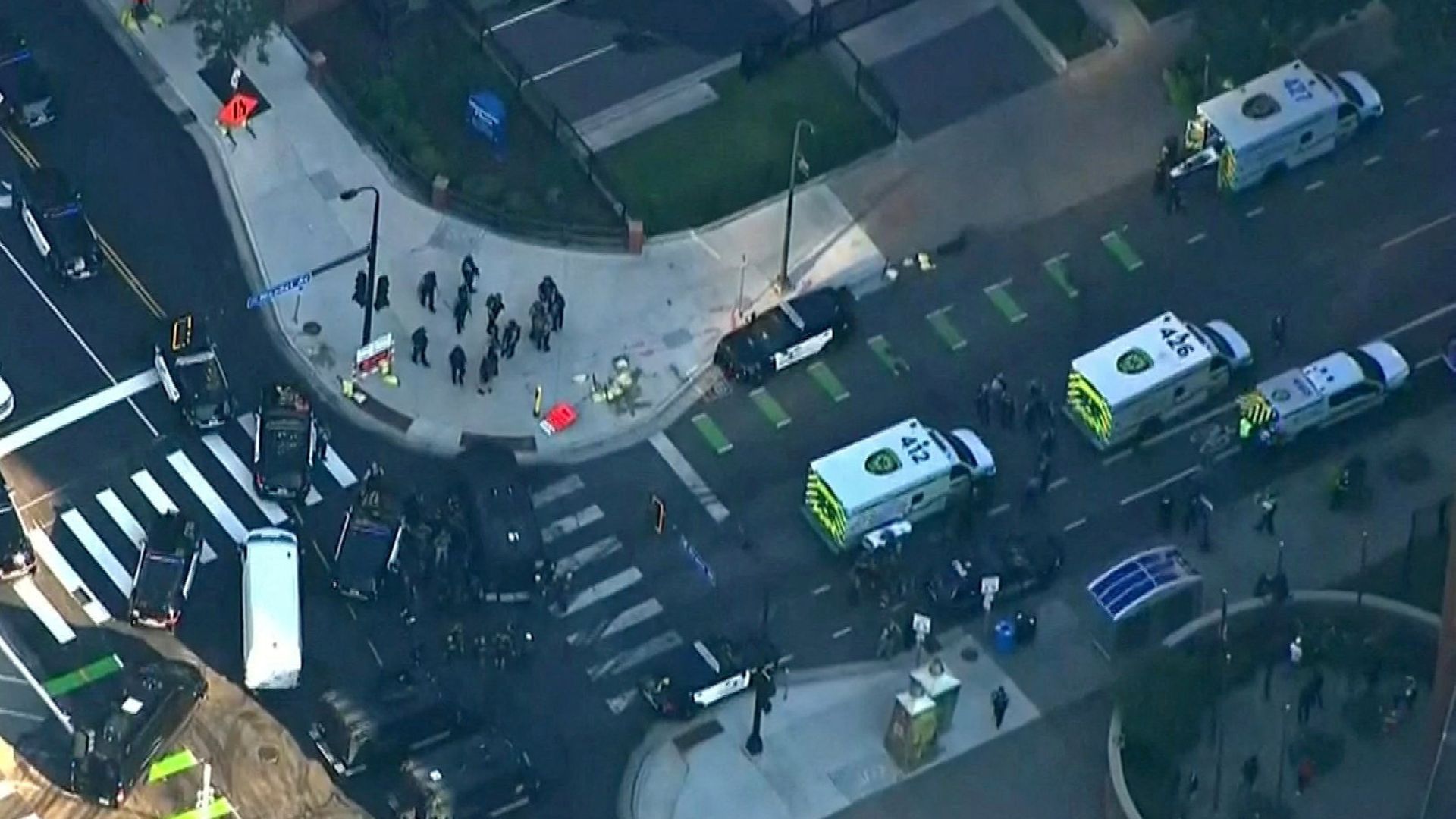 Two dead and several injured after apartment block shooting