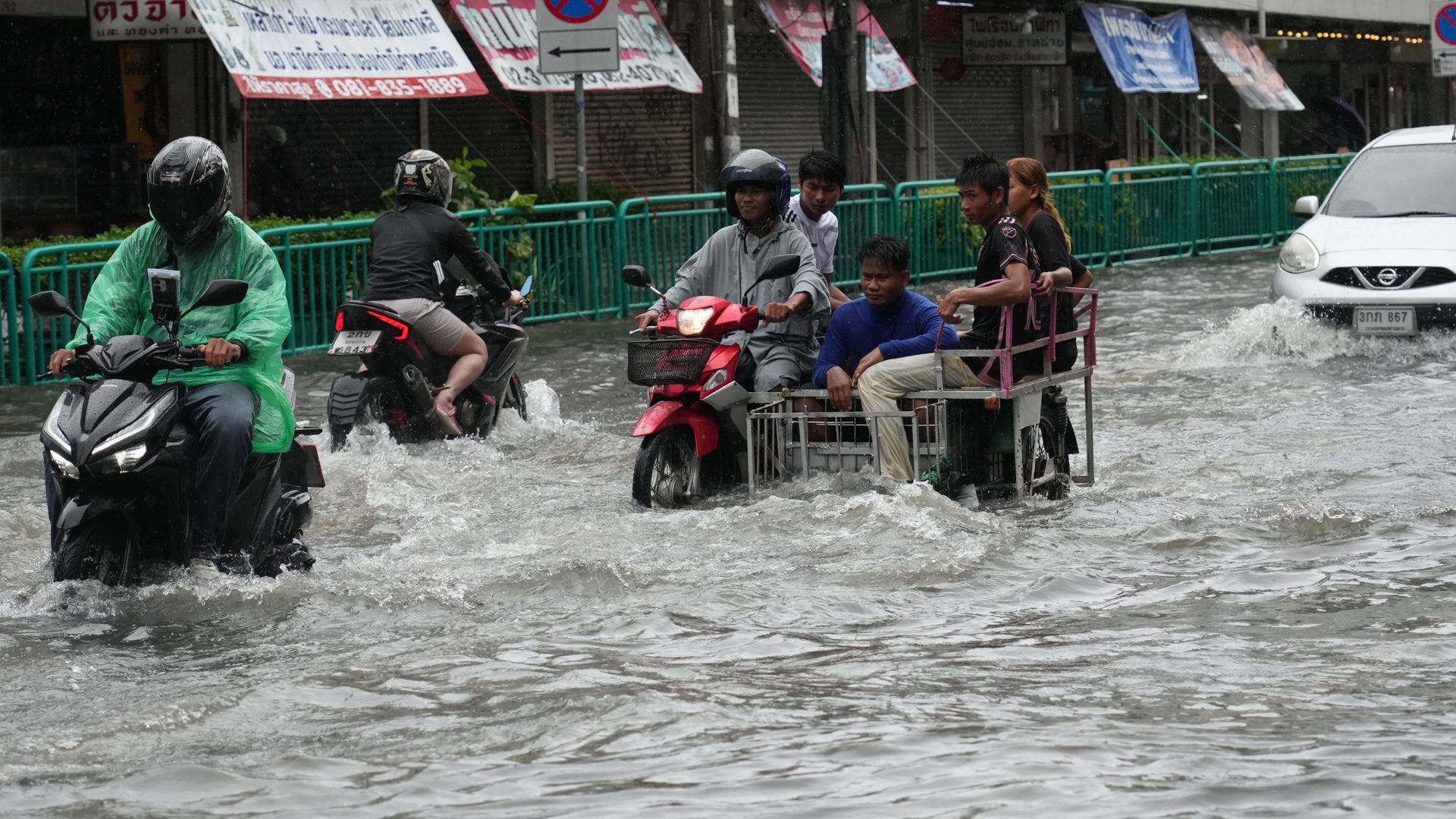 Bangkok declared disaster zone after more than 30cm of rain in 48 hours