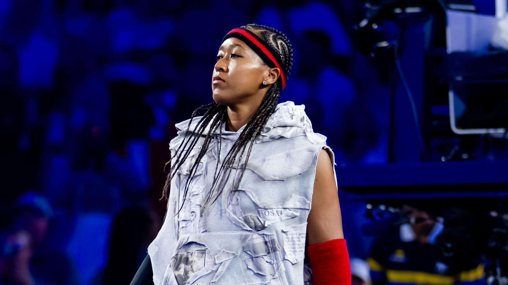 Osaka's look inspired by NBA legend Iverson in opening US Open win