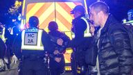 Police detained six people in Gosport. Pic: PA
