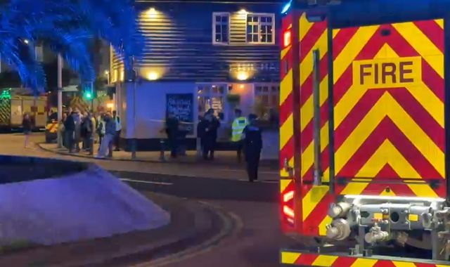 Fire At Folkestone s Grand Burstin Hotel Being Treated As Suspicious Fire At Folkestone s Grand Burstin Hotel Being Treated As Suspicious