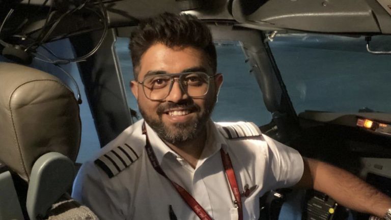 Captain Smit Machchhar was able to open the cockpit door and avert disaster. Pic: Israeli foreign ministry/X