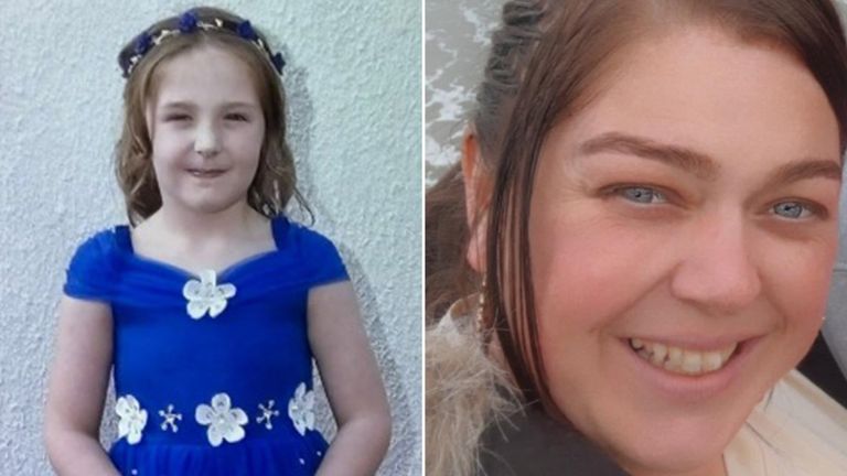 Valentina Foster, seven, and her aunt, Natalie McDonald, 34
