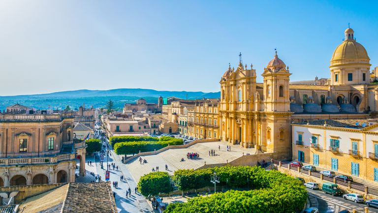 Noto is known for its Basilica Minore di San Nicolò and Palazzo Ducezio. Pic: iStock
