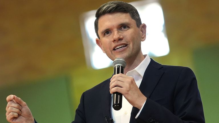 Democrat James Talarico is challenging for a Senate seat in Texas. Pic: AP