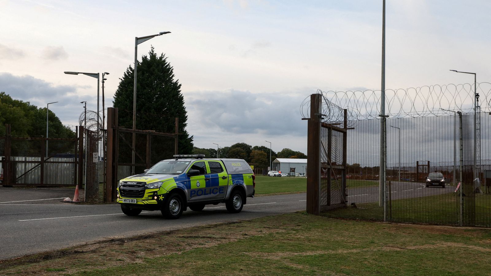 Two Latvian nationals arrested on suspicion of trespassing at RAF base