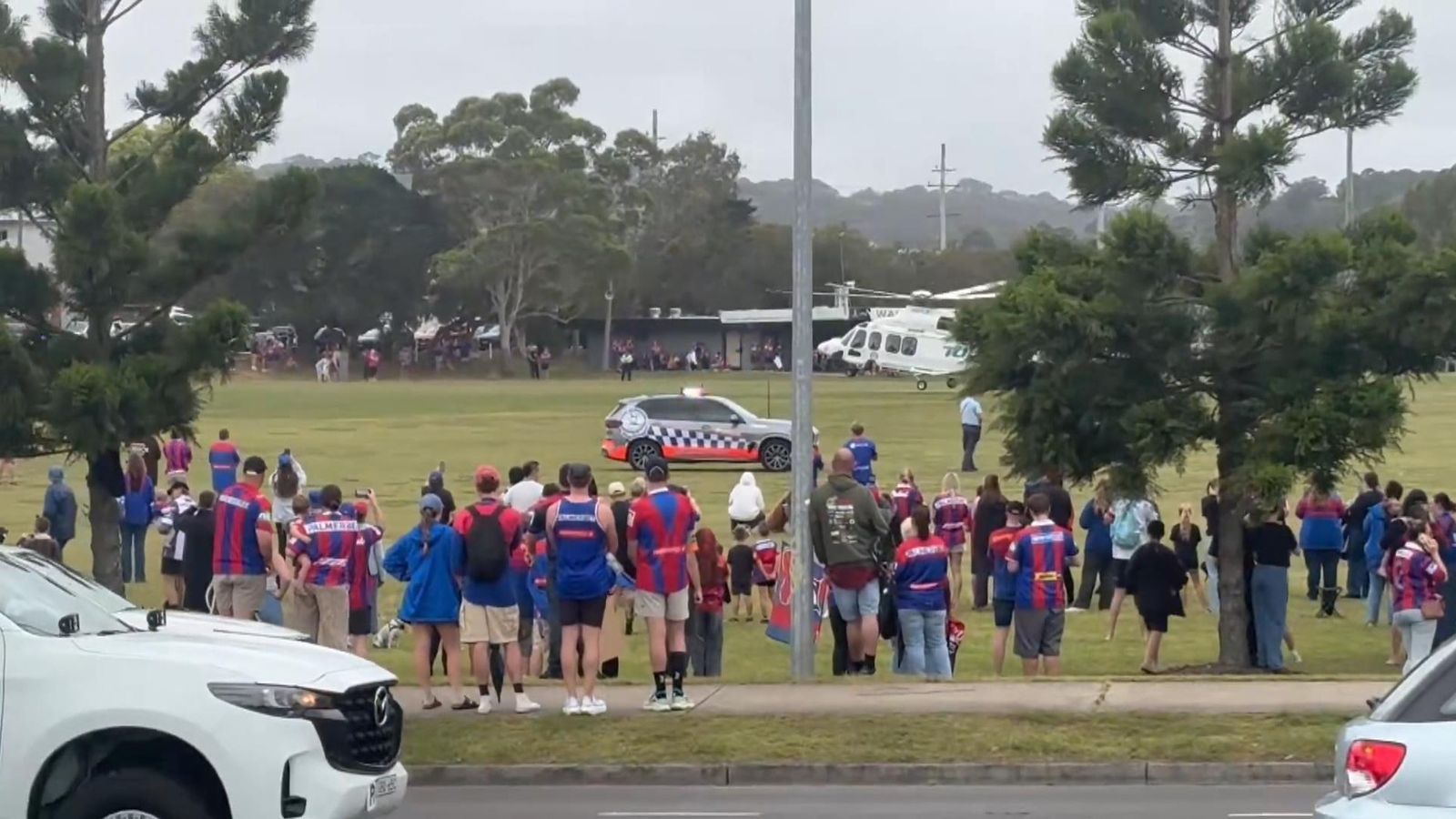 Ten injured as car hits crowd in Australia in 'horrible incident'