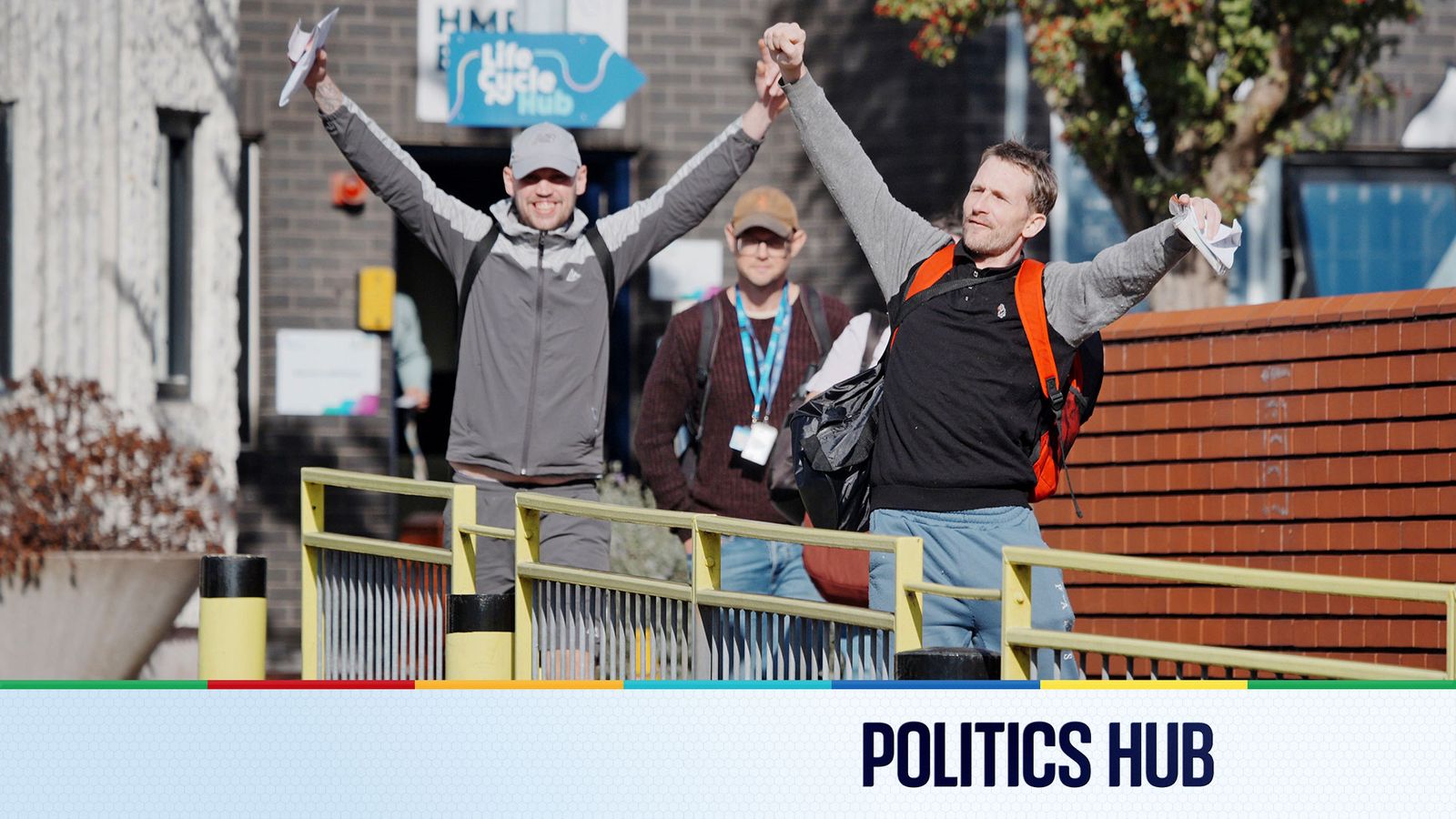 Politics latest: Prisoners react as they begin leaving under new early ...