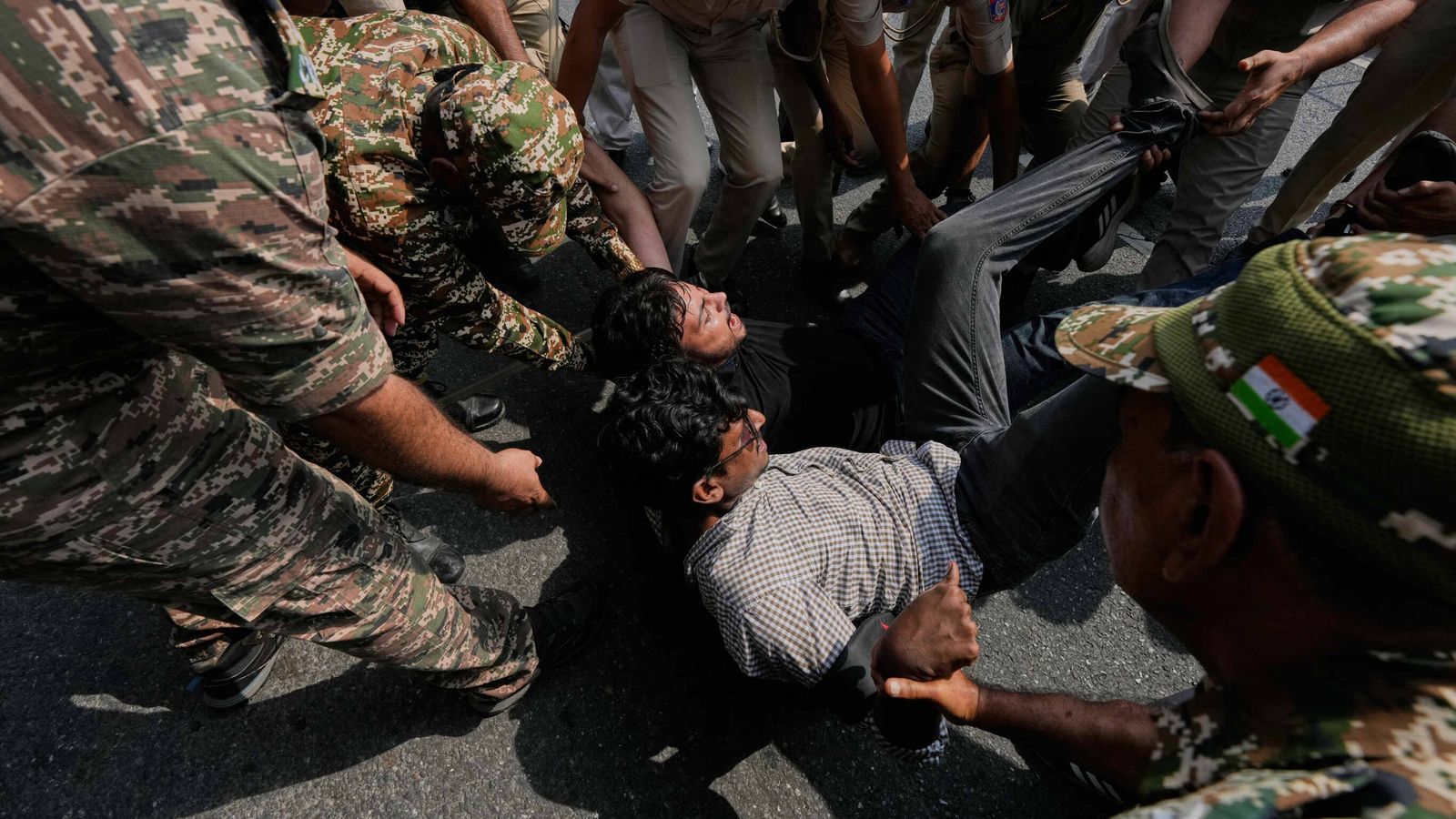 Founder of India's 'Cockroach' movement among hundreds detained amid mass protest