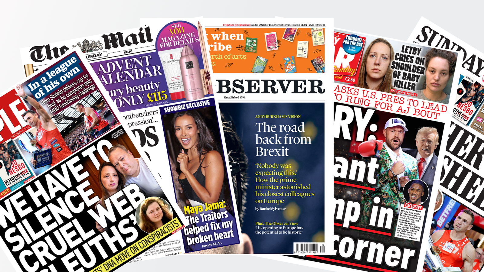 Front Appage The Wrap: Sunday's front pages | UK News | Sky News