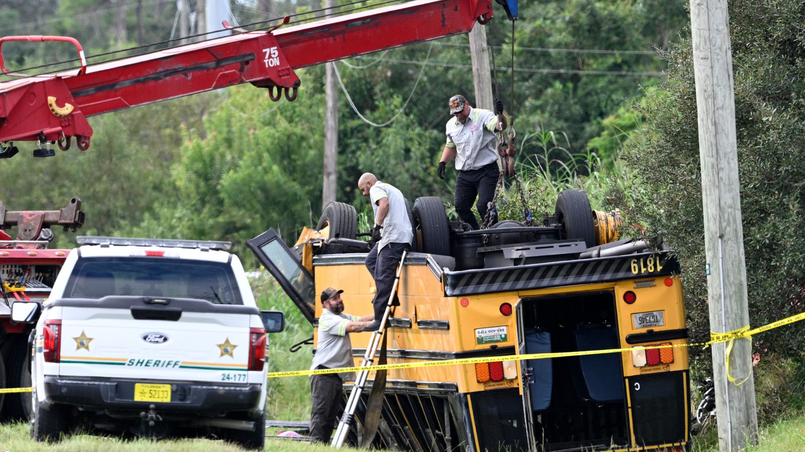 Two dead after school bus crash in US